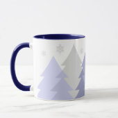 Weihnachts-Waldlandschaft-Kaffeetasse Tasse (Links)