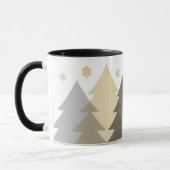 Weihnachts-Waldlandschaft-Kaffeetasse Tasse (Links)