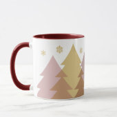 Weihnachts-Waldlandschaft-Tasse Tasse (Links)