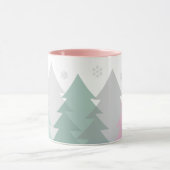 Weihnachts-Waldlandschaft-Tasse Tasse (Zentrum)