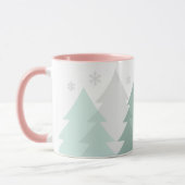Weihnachts-Waldlandschaft-Tasse Tasse (Links)