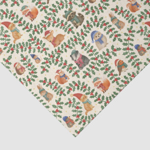 Weihnachts-Waldtiere-Tissue-Papier Seidenpapier