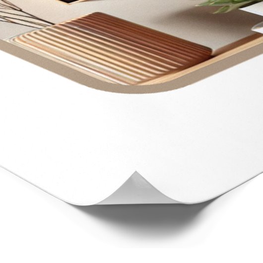 Weihnachts-Wandkunst Bald Adler in Flight. Poster (Ecke)