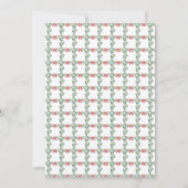 Weihnachts-Wappen | Whimsikale und farbenfrohe Hoc Einladung (Rückseite)