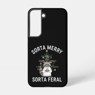 Weihnachts-Waschbär Einigermaßen Fröhlich Einigerm Samsung Galaxy Hülle