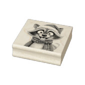 Weihnachts-Waschbär Gummistempel (Stempel)