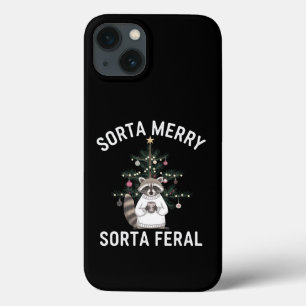 Weihnachts-Waschbär irgendwie fröhlich irgendwie w Case-Mate iPhone Hülle