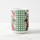 Weihnachts-Waschbär Kaffeetasse (Mittel)