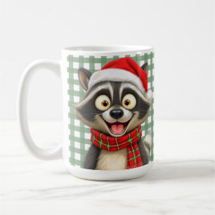 Weihnachts-Waschbär Kaffeetasse