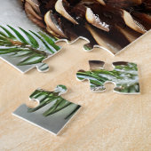 Weihnachts-Waschbär-Puzzle Puzzle (Seite)