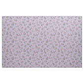 Weihnachts-Waschbären & Schneeflocken auf Helllila Stoff (Fat Quarter (45,7 x 55,9 cm))