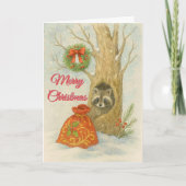 Weihnachts-Waschermäuse-Kinder Feiertagskarte (Vorderseite)