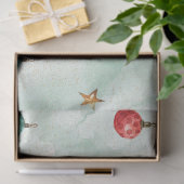 Weihnachts Wasserfarbe GoldI Design 21 Seidenpapier (Geschenk)