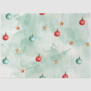 Weihnachts Wasserfarbe GoldI Design 21 Seidenpapier