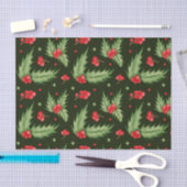 Weihnachts Wasserfarbe Holly Berry mit Blätter Seidenpapier (Handwerk)