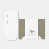 Weihnachts-Wasserfarbe Winter Landschaft Gefallen  Geschenkschachtel (Ungefaltet)