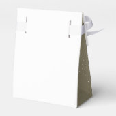 Weihnachts-Wasserfarbe Winter Landschaft Gefallen  Geschenkschachtel (Rückseite)