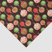 Weihnachts Wasserfarben Bauble Feriendekoration Seidenpapier (Ausschnitt)