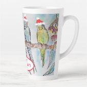 Weihnachts-Wasserfarbenmaler Vogel Milchtasse (Rechts)