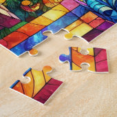 Weihnachts Wasserfarbenpuzzle Puzzle (Seite)