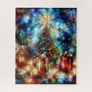 Weihnachts Wasserfarbenpuzzle Puzzle