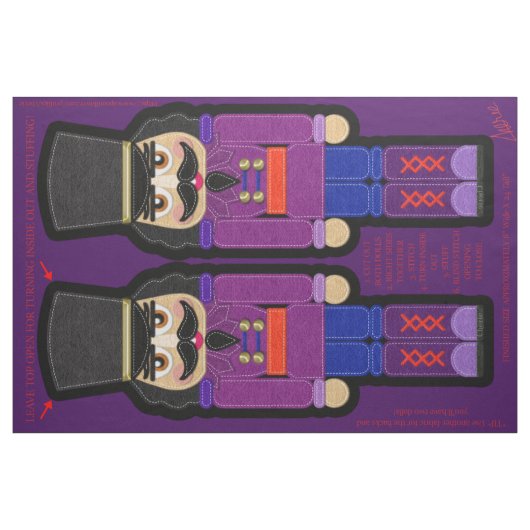 Weihnachts-weich-Nutcracker-Soldat Fat Quarter Kit Stoff (Fat Quarter (45,7 x 55,9 cm))