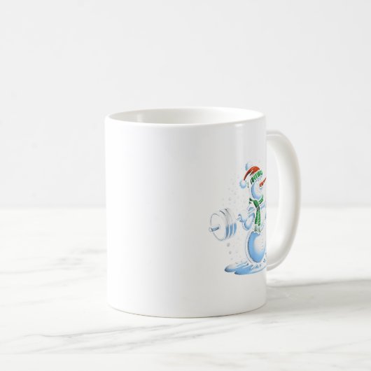 Weihnachts-Weighhieben Schneemann Winter Snowflake Kaffeetasse (VorderseiteRechts)