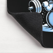 Weihnachts-Weighhieben Schneemann Winter Snowflake Mousepad (Ecke)