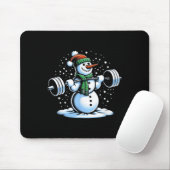 Weihnachts-Weighhieben Schneemann Winter Snowflake Mousepad (Mit Mouse)