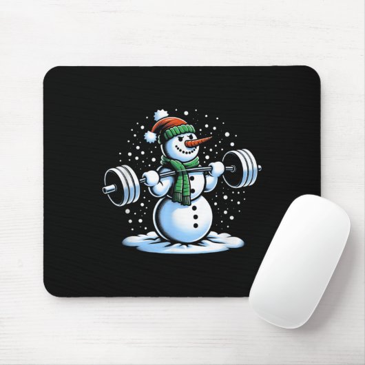 Weihnachts-Weighhieben Schneemann Winter Snowflake Mousepad (Mit Mouse)
