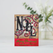 Weihnachts-Weihnachten ~ Postkarte (Stehend Vorderseite)