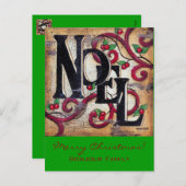 Weihnachts-Weihnachten ~ Postkarte (Vorne/Hinten)