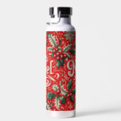 Weihnachts-Weihnachten Rot & Grün Trinkflasche (Rechts)