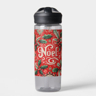 Weihnachts-Weihnachten Rot & Grün Trinkflasche
