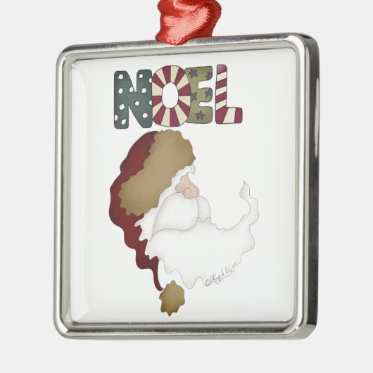 Weihnachts-Weihnachten Silbernes Ornament (Links)