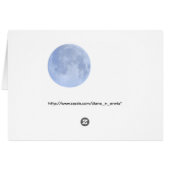 Weihnachts-Weihnachten Solstice Birken Blank Card (Rückseite Horizontal)