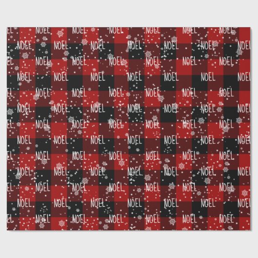 Weihnachts-WEIHNACHTEN-Text in Schneeflocken-Umsch Geschenkpapier (Flach)