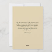 Weihnachts-Weihnachten Vintag Feiertagskarte (Rückseite)