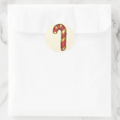Weihnachts Weihnachts Candy Cane Cookie Stickers (Tasche)