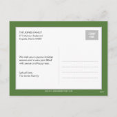 Weihnachts-Weihnachts-Fotokarte Postkarte (Rückseite)