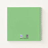 Weihnachts Weihnachts-Frosch Weihnachtsgeschenk Notizblock (Rückseite)