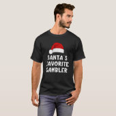 Weihnachts Weihnachts-Lieblingsspieler Funny Pajam T-Shirt (Vorne ganz)