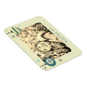 Weihnachts-Weihnachts-Personalisiertes Foto Magnet (Rechte Seite)