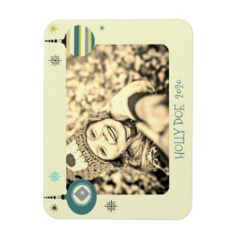 Weihnachts-Weihnachts-Personalisiertes Foto Magnet