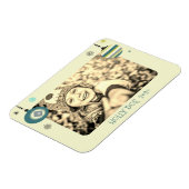 Weihnachts-Weihnachts-Personalisiertes Foto Magnet (Linke Seite)