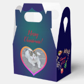 Weihnachts-Weihnachts- und Reindealer-Foto-Bilderr Geschenkschachtel (Geöffnet)