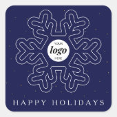 Weihnachts-Weihnachts-Weihnachtsgeschenk für Unter Quadratischer Aufkleber (Vorderseite)