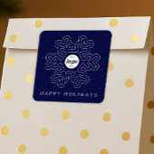 Weihnachts-Weihnachts-Weihnachtsgeschenk für Unter Quadratischer Aufkleber