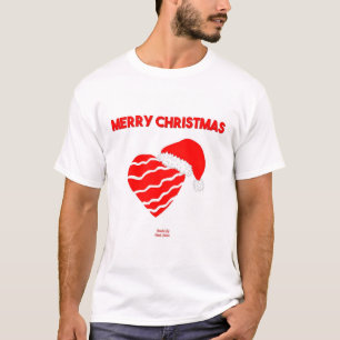 Weihnachts Weihnachts-Weihnachtsmann Weiß Basic T T-Shirt