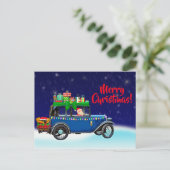 Weihnachts Weihnachts-Weihnachtspostkarte Postkarte (Stehend Vorderseite)